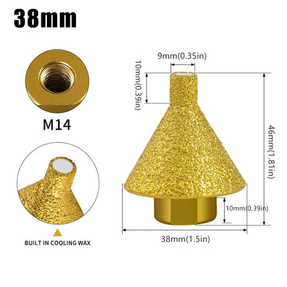 Diamond Chamfer & Reaming Bit for Tile, Marble & Glass