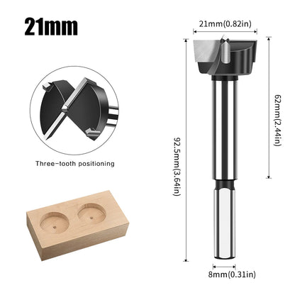 12-60mm tungsten carbide Forstner hinge boring bit - image 10 of 34