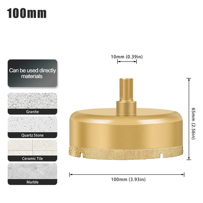 Diamond hole saw drill bit for tile, glass and marble - image 15 of 42