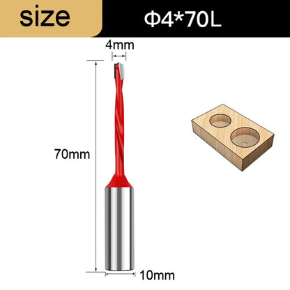 Gang Drill Bit for Wood - 10mm Shank, 70mm Long, Left & Right Rotation