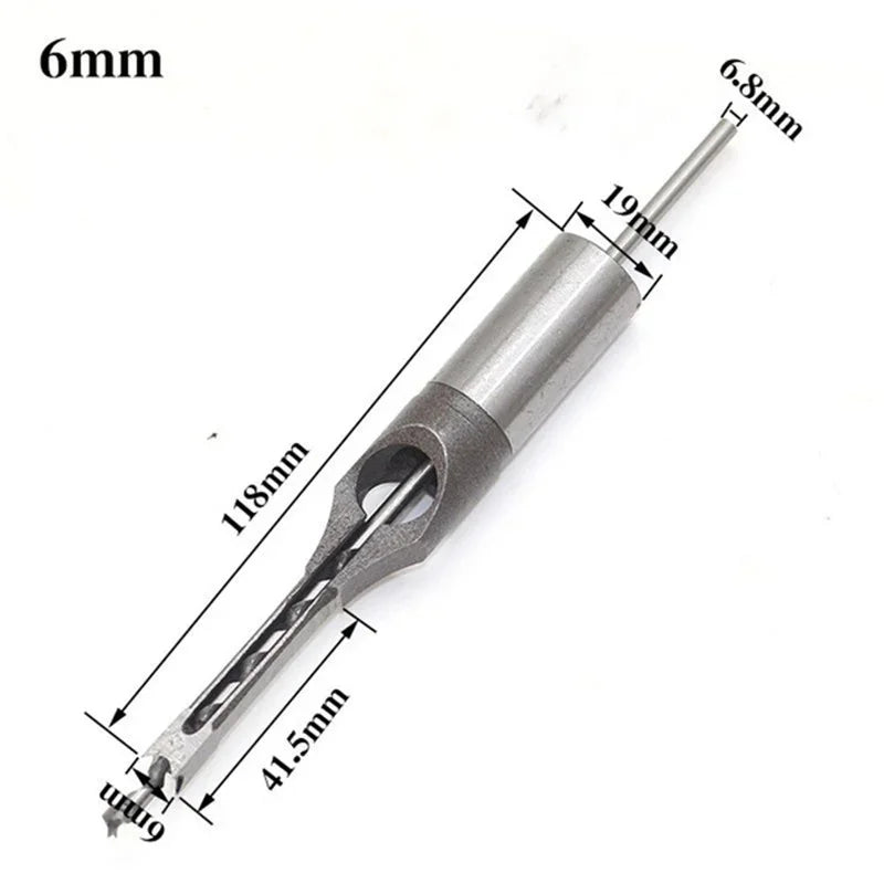 Square Wood Mortise Drill Bit