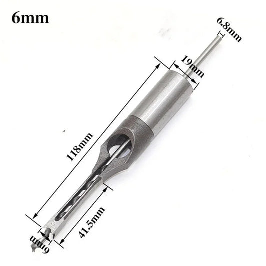 Square Wood Mortise Drill Bit