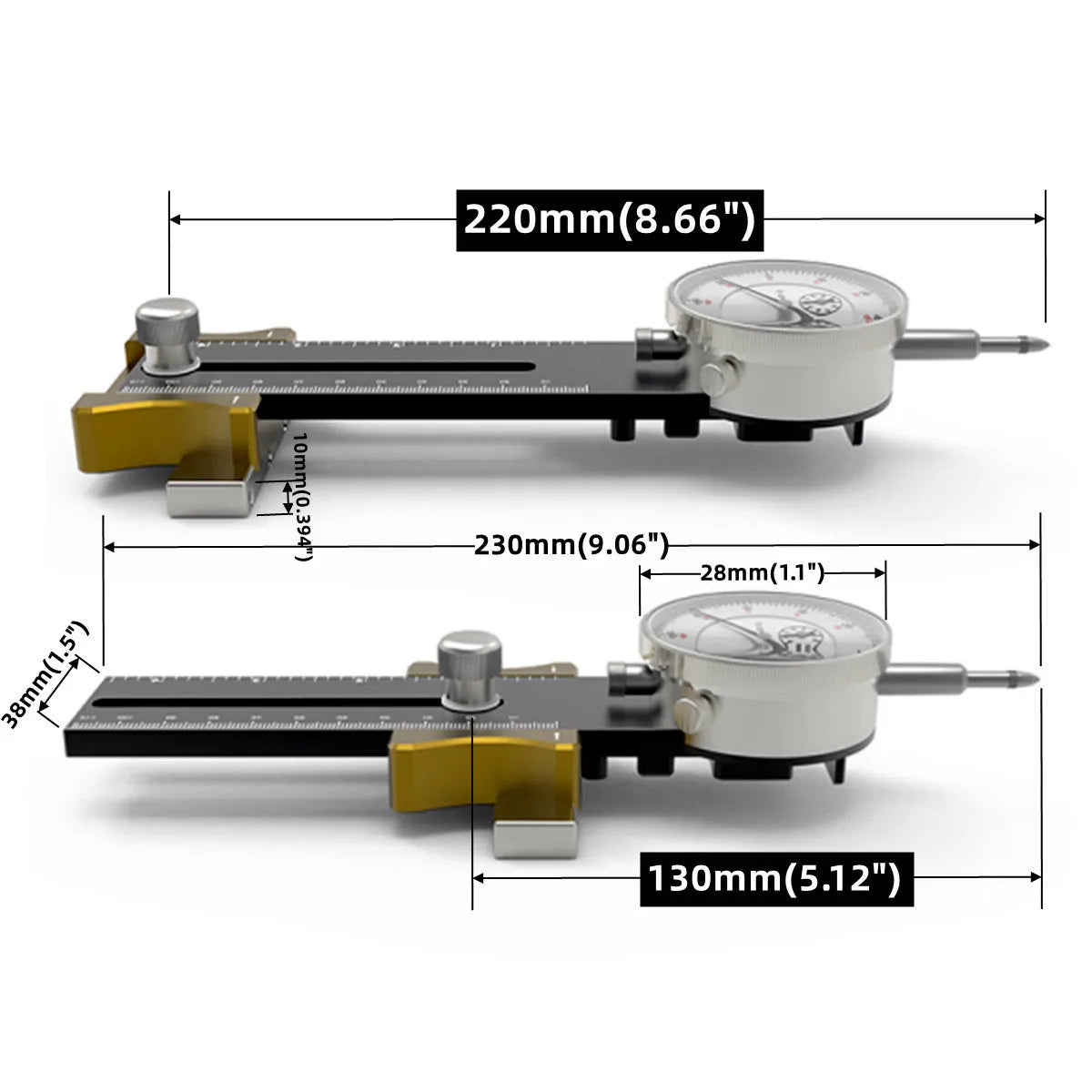 Adjustable Table Saw Blade Alignment Gauge
