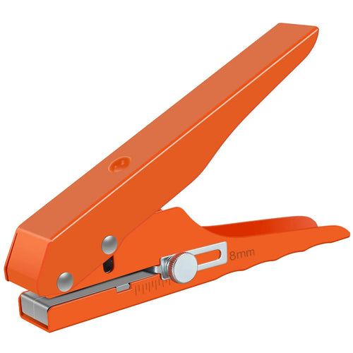 8mm Single Hole Punch Pliers Kit with 3mm Countersink Drill