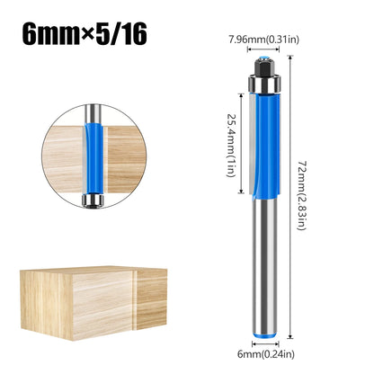 Flush trim router bit with bearing - image 9 of 16