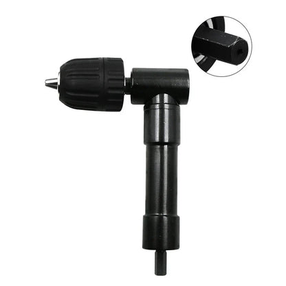 90-Degree Right Angle Drill Adapter - Aluminum Chuck