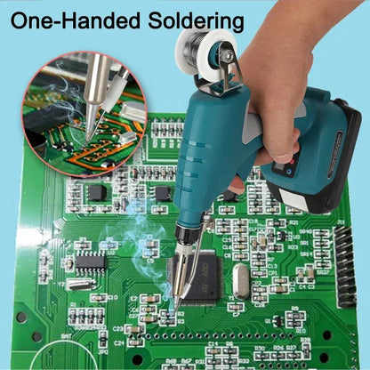 Cordless Soldering Iron - 18V Battery Compatible (Battery Not Included)