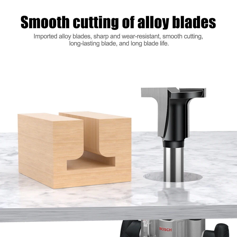 Arc Bending Router Bit – 6mm 1/4in Shank T-Slot Milling Cutter