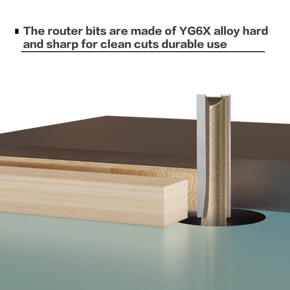 6mm shank straight router bit - image 4 of 29