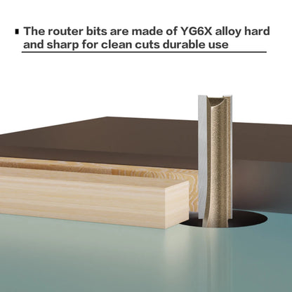 6mm shank straight router bit - image 4 of 29