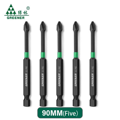Magnetic Screwdriver Bit Set – Heavy-Duty Impact Drill Bits (50-150mm)