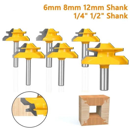 45-Degree Miter Router Bit - Precision Joinery