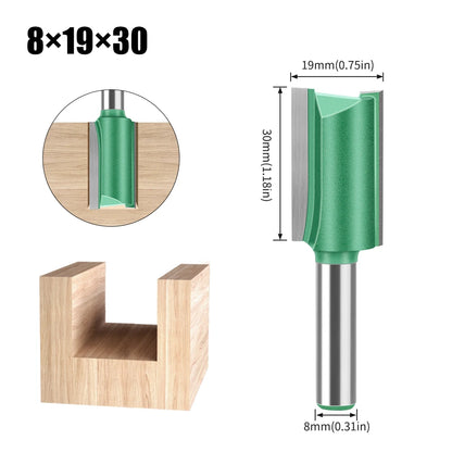 8mm shank straight router bit - image 24 of 26