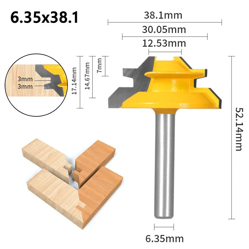 45-Degree Miter Router Bit - Precision Joinery