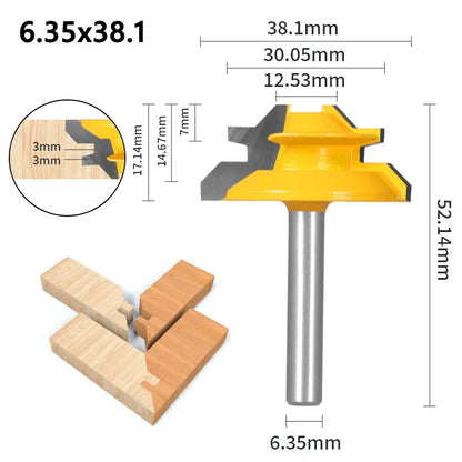 45-Degree Miter Router Bit - Precision Joinery
