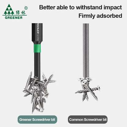 Magnetic Screwdriver Bit Set – Heavy-Duty Impact Drill Bits (50-150mm)
