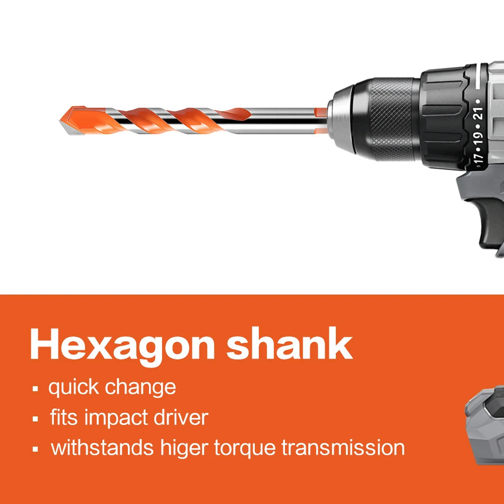 Triangle tip drill bit - view 2
