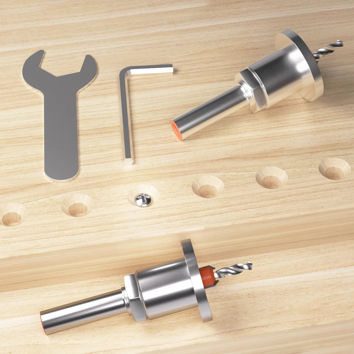 Adjustable Countersink Drill Bit – 8mm/10mm Shank, Carbide Tip