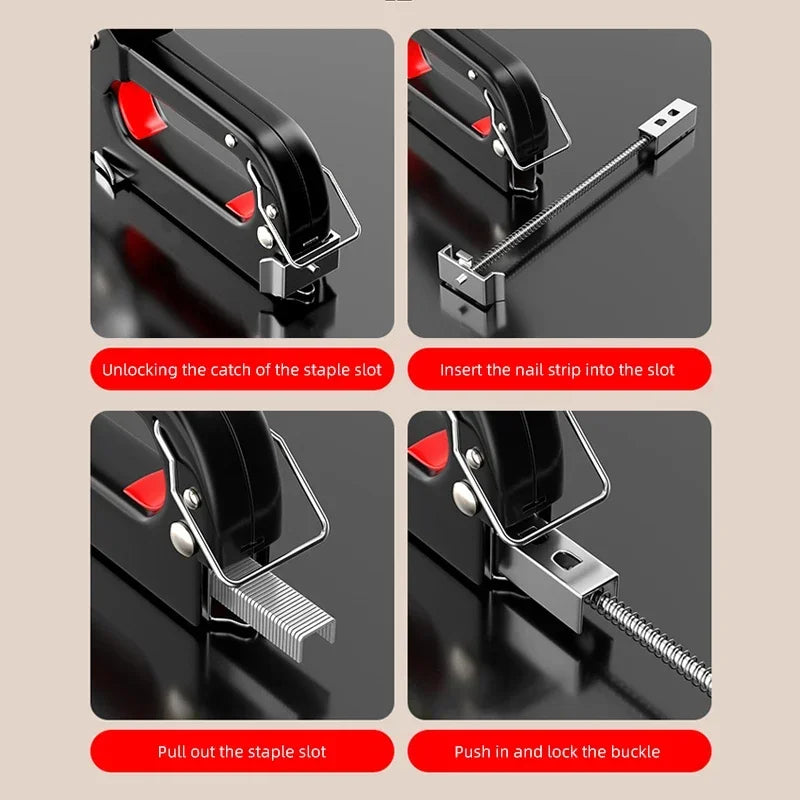 Manual staple gun - view 5