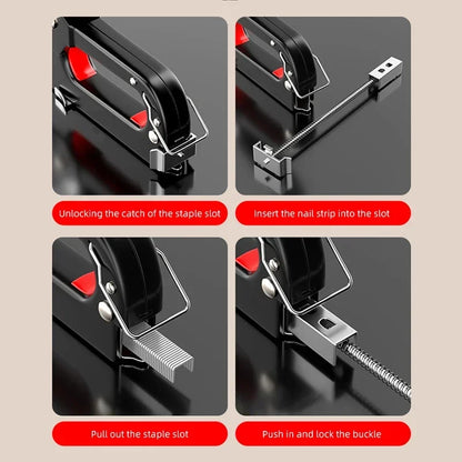 Manual staple gun - view 5