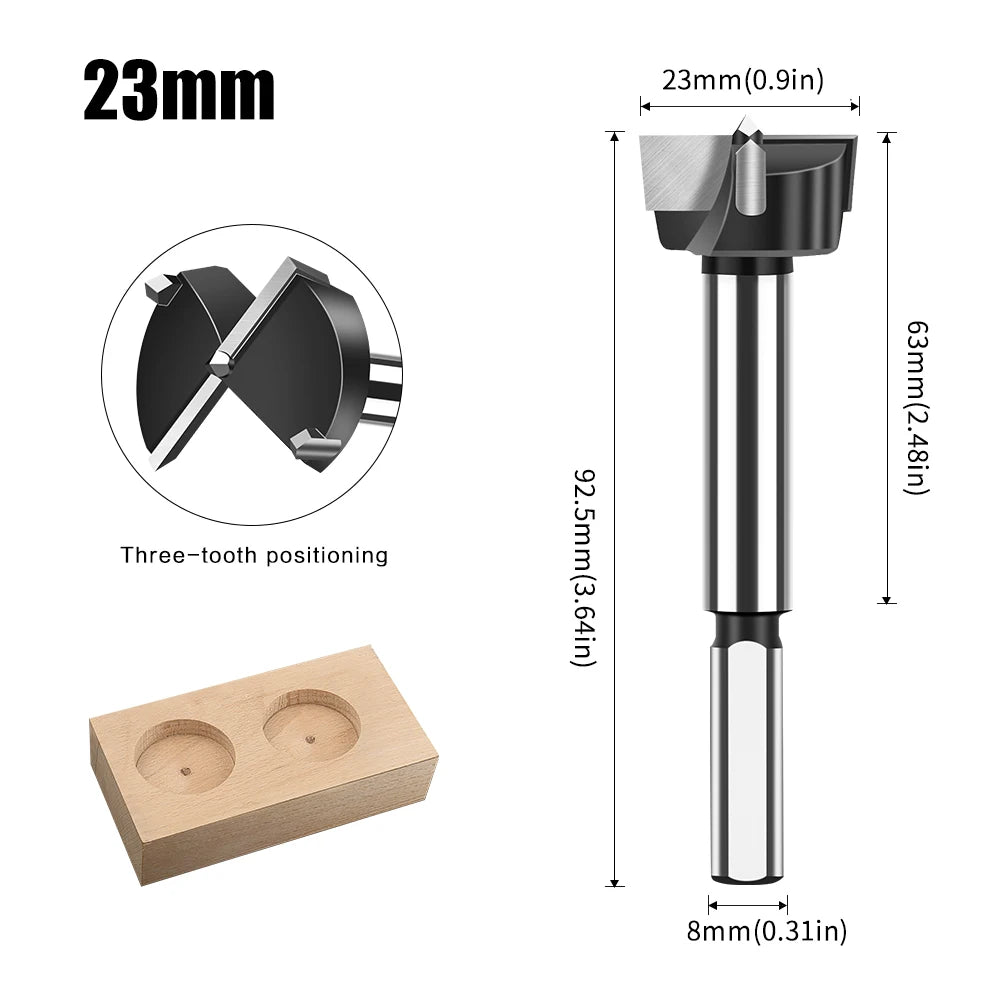12-60mm tungsten carbide Forstner hinge boring bit - image 19 of 34