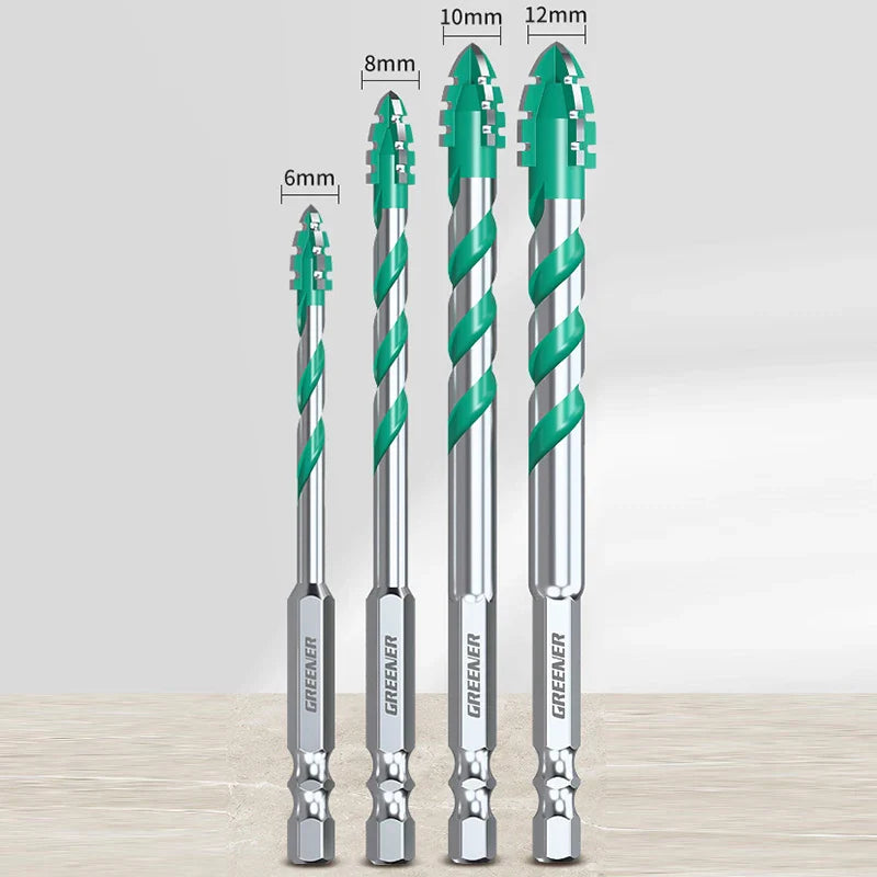 Multi-Material Drill Bit Set 93HRC