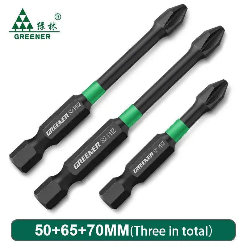 Magnetic Screwdriver Bit Set – Heavy-Duty Impact Drill Bits (50-150mm)