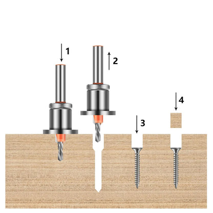 Straight Router Bit - 8mm Shank