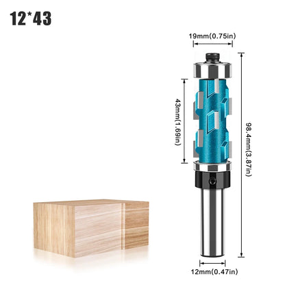 Spiral flush trim router bit with double bearing - image 11 of 14