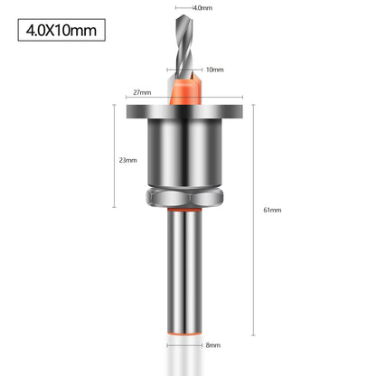 Adjustable Countersink Drill Bit – 8mm/10mm Shank, Carbide Tip