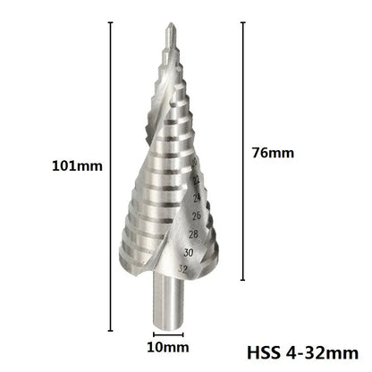 Titanium coated HSS step drill bit - view 8