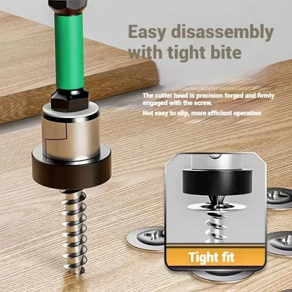 Magnetic Locating Screwdriver Bit – PH2 Chrome Vanadium Steel, Hex Shank
