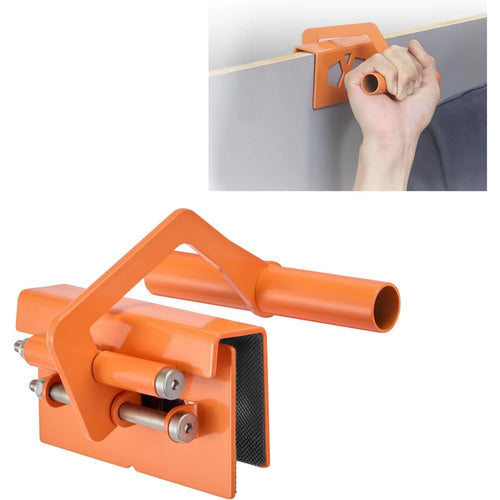 Panel carrier, one-hand plywood and drywall lifting tool