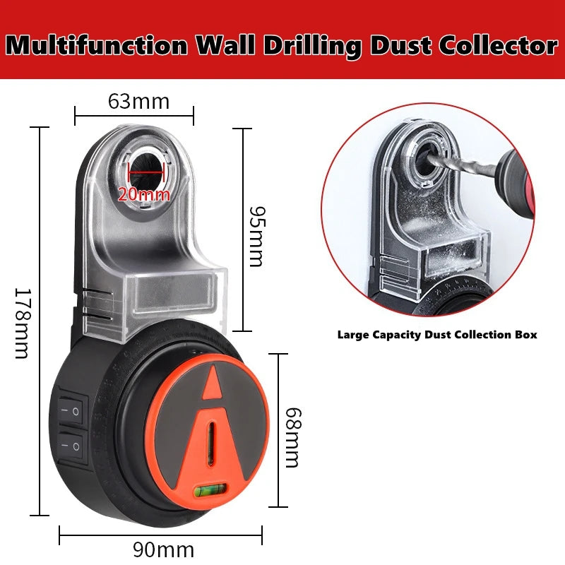 Drill dust collector and laser level - view 5