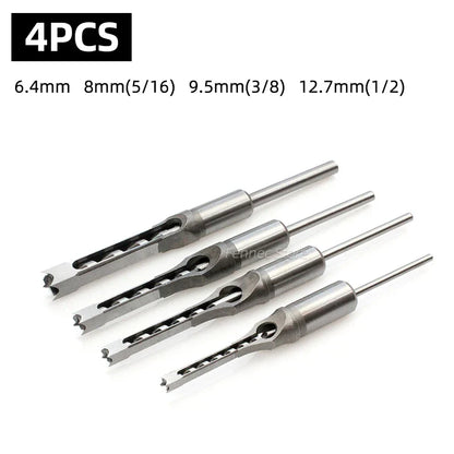 Kit de Brocas Quadrado pra Madeira
