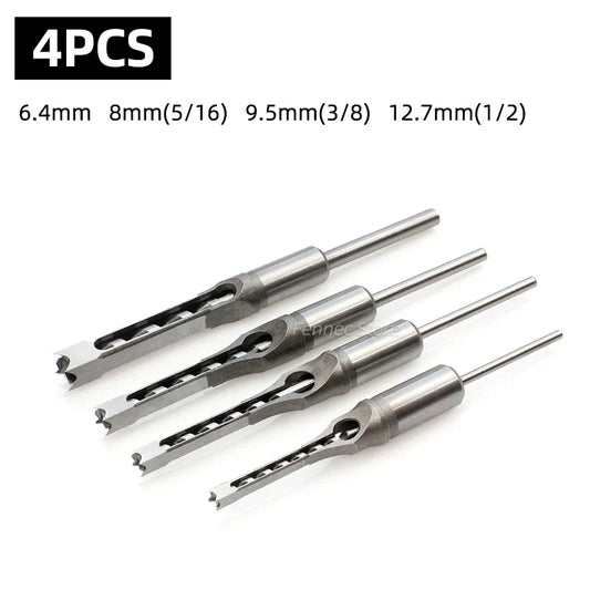 Square Hole Drill Bit for Wood Mortising