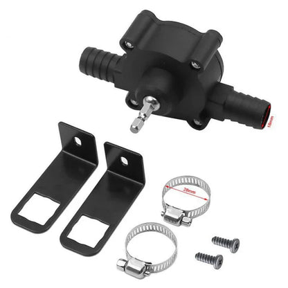 Portable Self-Priming Pump - Drill Powered, Water/Oil Transfer