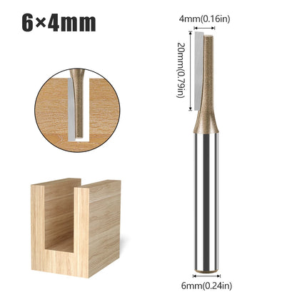 6mm shank straight router bit - image 13 of 29