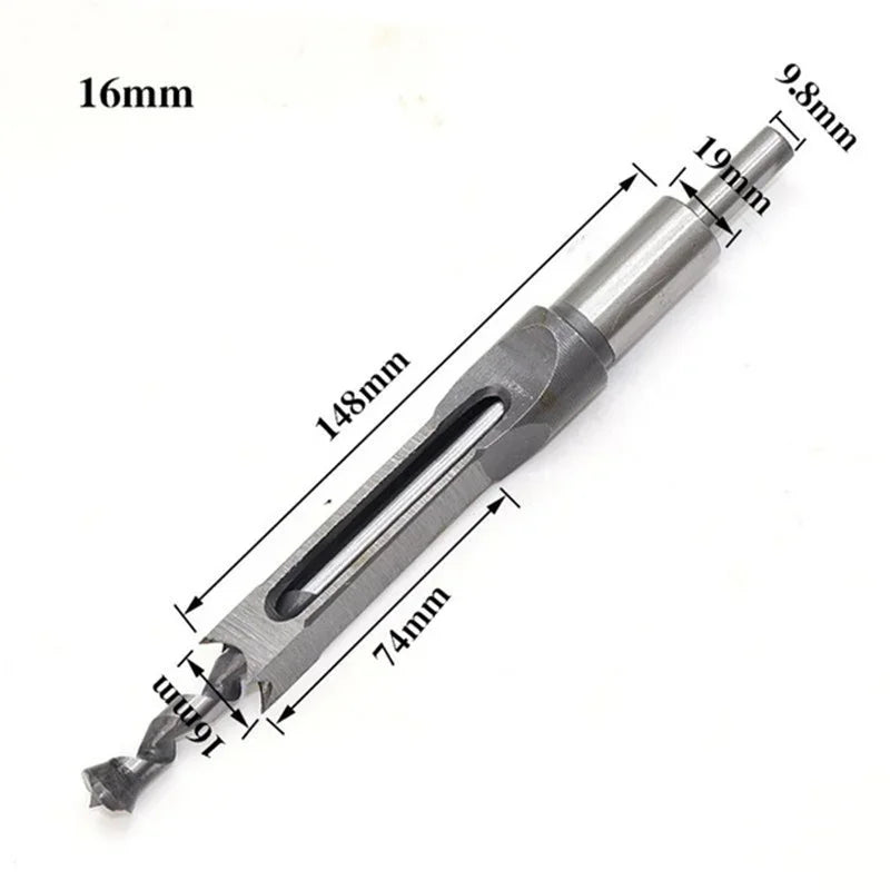 Square Wood Mortise Drill Bit