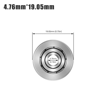 Top-mounted router bit guide bearing - view 10