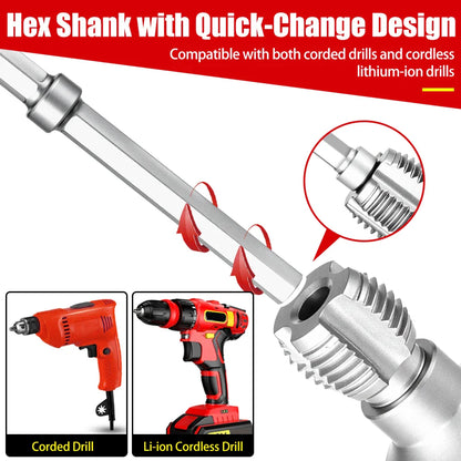 Manual Pipe Threader with Hex Fitting - DN15/DN20