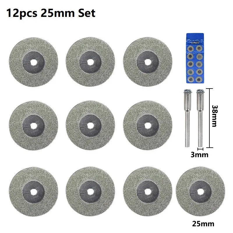 Mini diamond saw blade for rotary tools - view 8