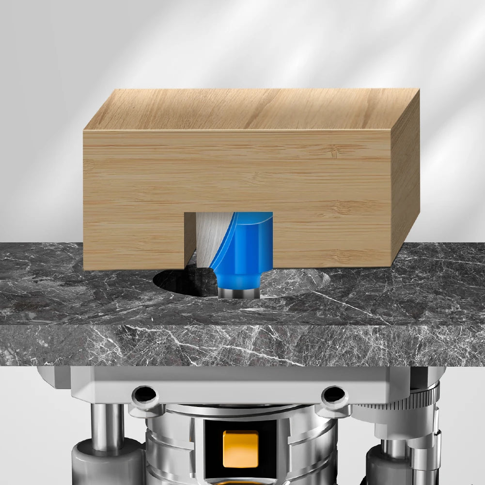 8mm shank bottom cleaning router bit - image 5 of 27