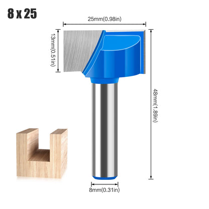 8mm shank bottom cleaning router bit - image 7 of 27