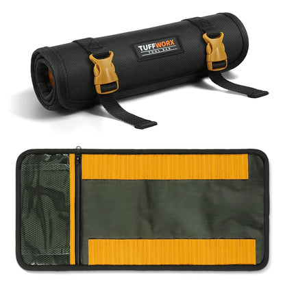 Roll-Up Tool Organizer Pouch - Drill Bits and Hand Tools