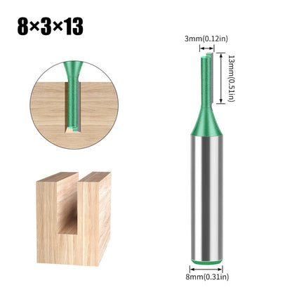 8mm shank straight router bit - image 22 of 26