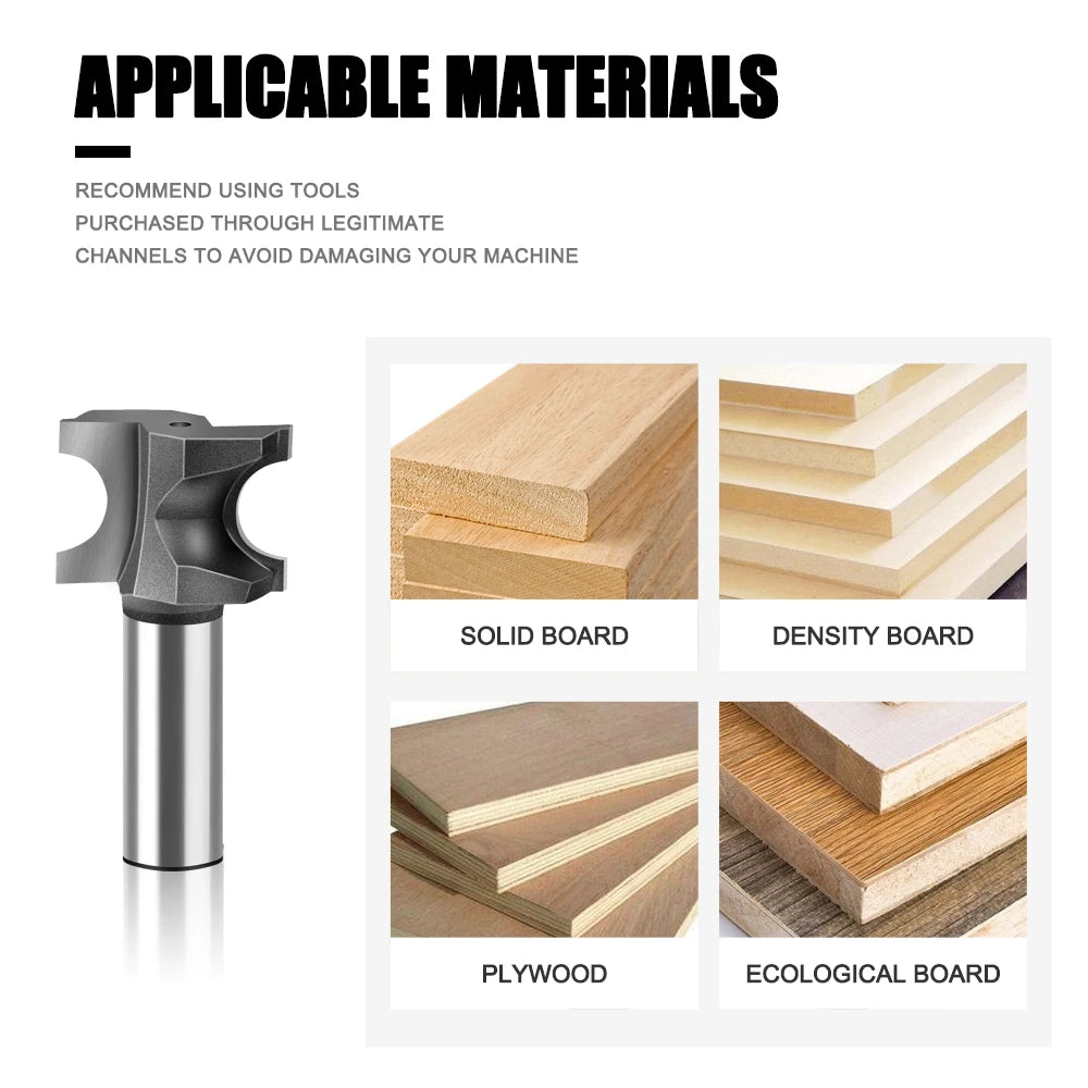 Half round side cutter router bit with 6mm and 12mm shank - image 3 of 24