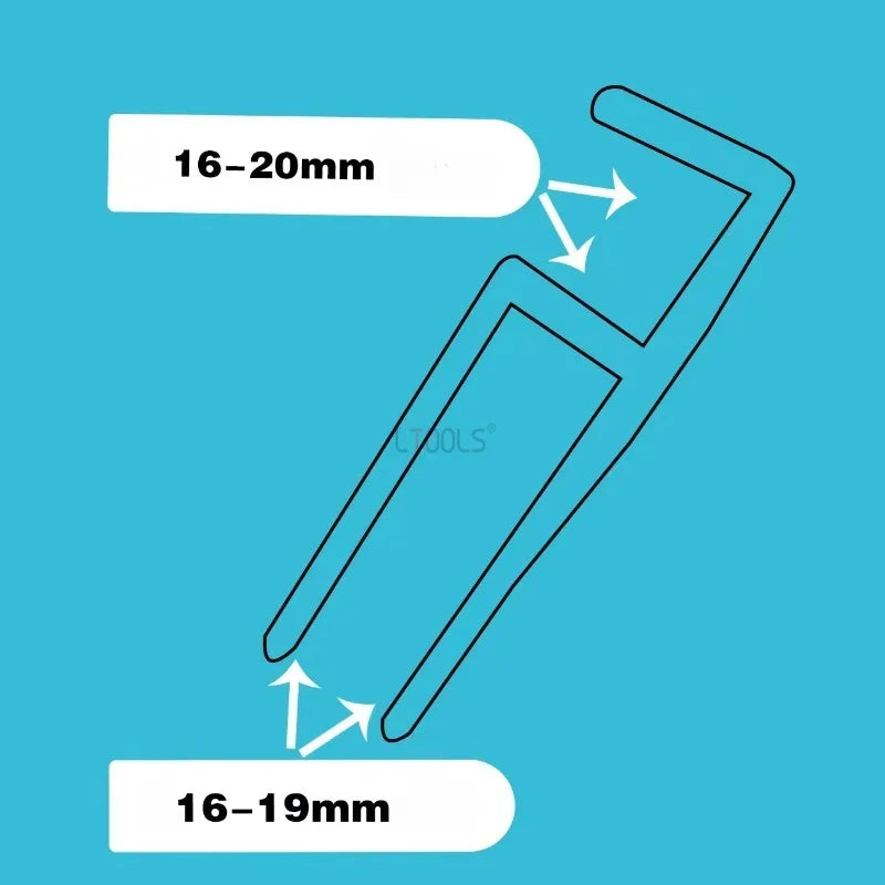Cabinet Door Alignment Clips - 16-20mm, Set