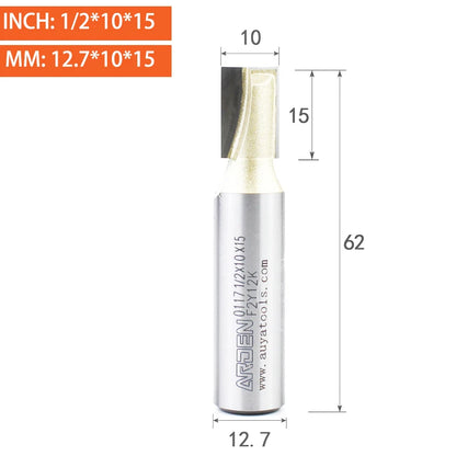 Flat Bottom Cleaning Router Bit - Carbide Slotting End Mill