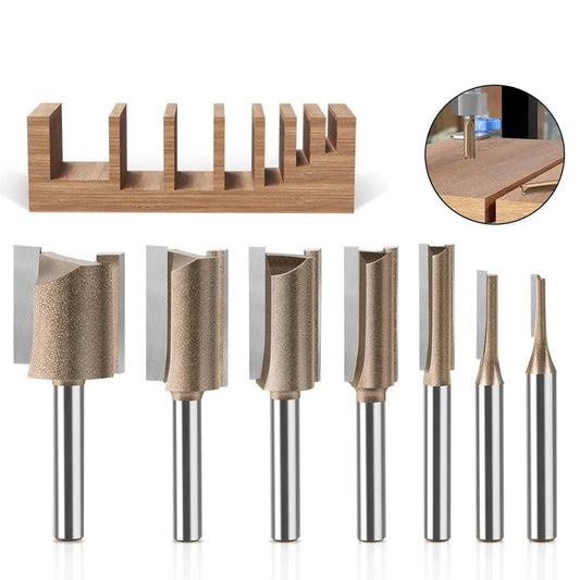 High-Precision Straight Router Bit for Wood & MDF